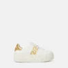 La Greca Embroidered Platform Sneakers La Greca Embroidered Platform Sneakers