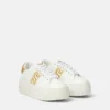 La Greca Embroidered Platform Sneakers La Greca Embroidered Platform Sneakers