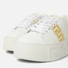 La Greca Embroidered Platform Sneakers La Greca Embroidered Platform Sneakers
