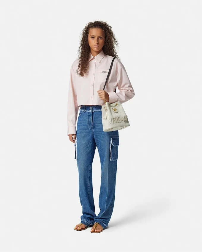 La Medusa Canvas Bucket Bag La Medusa Canvas Bucket Bag