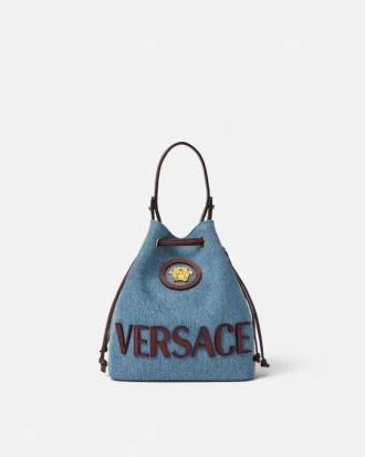 La Medusa Denim Bucket Bag La Medusa Denim Bucket Bag