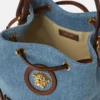 La Medusa Denim Bucket Bag La Medusa Denim Bucket Bag