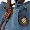 La Medusa Denim Bucket Bag La Medusa Denim Bucket Bag
