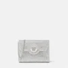 La Medusa Embellished Satin Clutch La Medusa Embellished Satin Clutch
