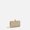 La Medusa Embellished Satin Clutch La Medusa Embellished Satin Clutch