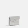 La Medusa Embellished Satin Clutch La Medusa Embellished Satin Clutch