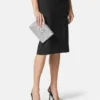 La Medusa Embellished Satin Clutch La Medusa Embellished Satin Clutch