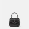 La Medusa Embellished Satin Mini Bag La Medusa Embellished Satin Mini Bag