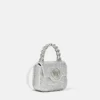 La Medusa Embellished Satin Mini Bag La Medusa Embellished Satin Mini Bag