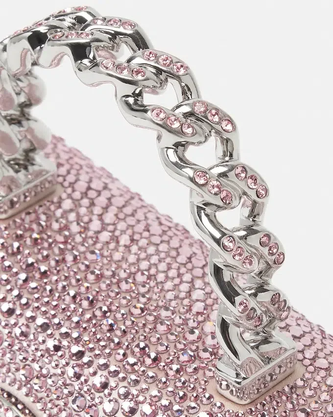 La Medusa Embellished Satin Mini Bag La Medusa Embellished Satin Mini Bag