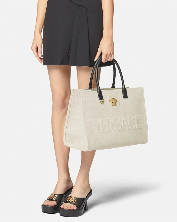 La Medusa Large Canvas Tote La Medusa Large Canvas Tote
