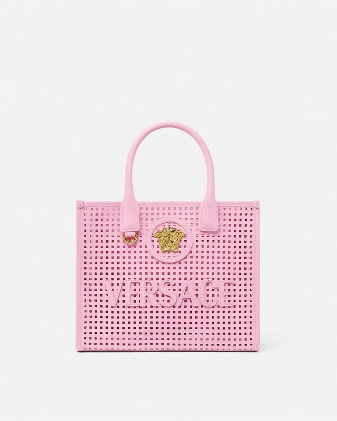 La Medusa Laser-Cut Small Tote Bag La Medusa Laser-Cut Small Tote Bag