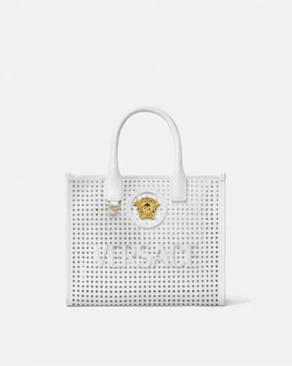 La Medusa Laser-Cut Small Tote Bag La Medusa Laser-Cut Small Tote Bag