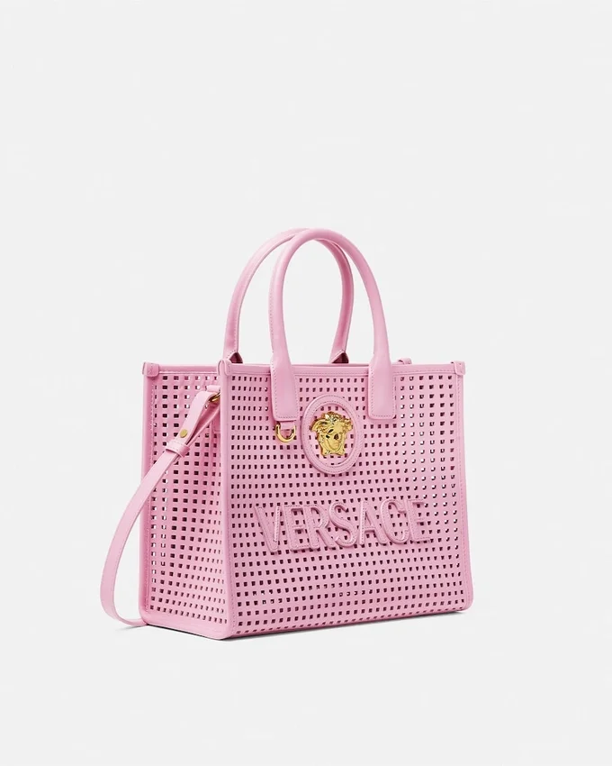 La Medusa Laser-Cut Small Tote Bag La Medusa Laser-Cut Small Tote Bag
