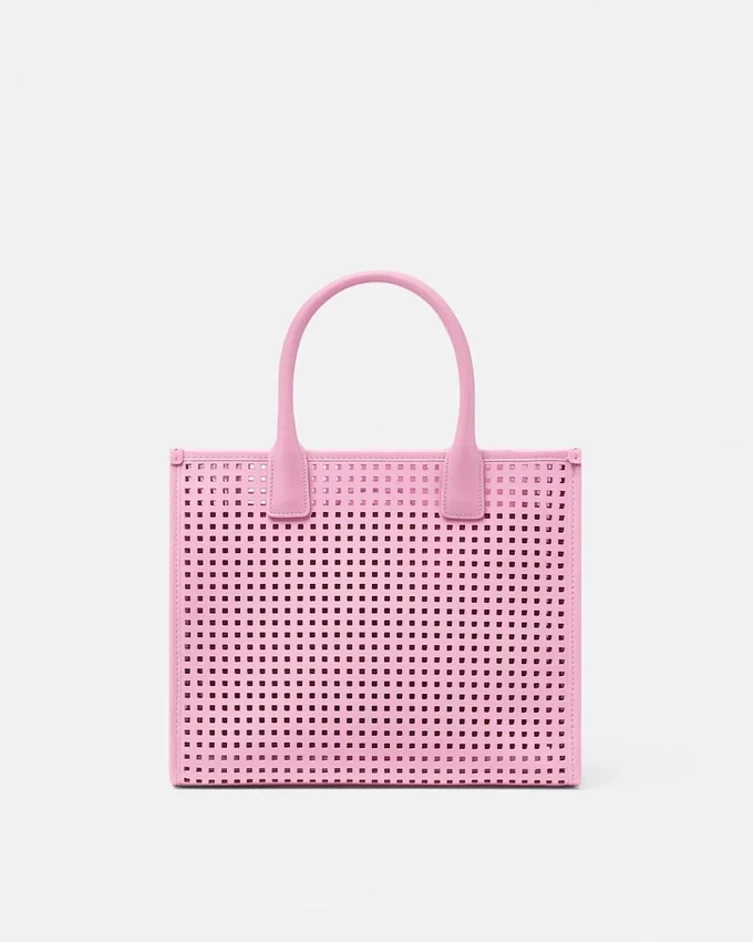 La Medusa Laser-Cut Small Tote Bag La Medusa Laser-Cut Small Tote Bag