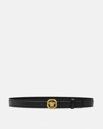 La Medusa Leather Belt 3.5 cm
