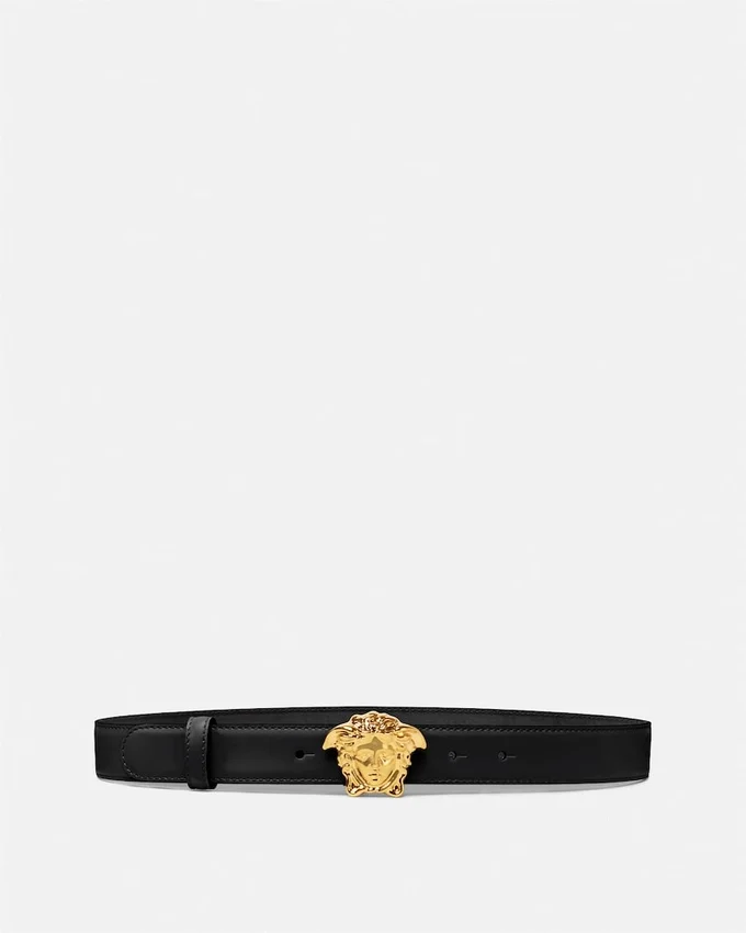 La Medusa Leather Belt 3 cm La Medusa Leather Belt 3 cm