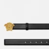La Medusa Leather Belt 3 cm La Medusa Leather Belt 3 cm