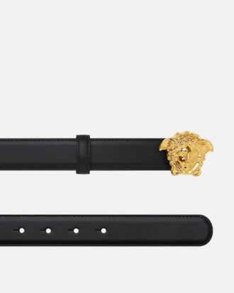 La Medusa Leather Belt 3 cm
