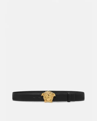 La Medusa Leather Belt  4 cm