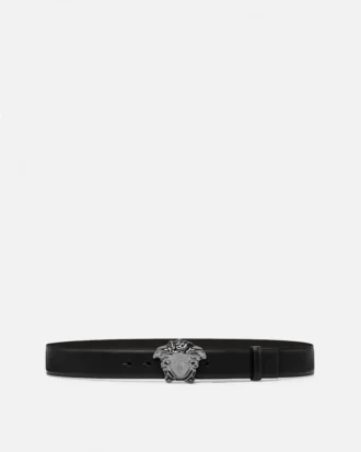 La Medusa Leather Belt  4 cm