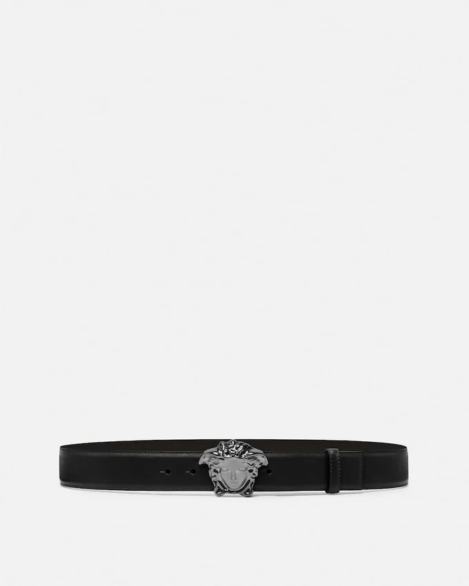 La Medusa Leather Belt 4 cm La Medusa Leather Belt 4 cm