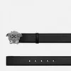 La Medusa Leather Belt 4 cm La Medusa Leather Belt 4 cm