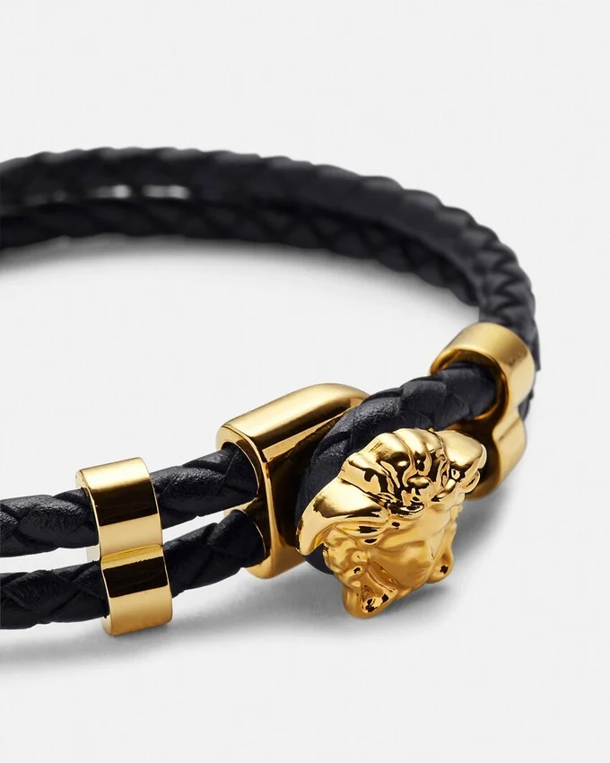 La Medusa Leather Bracelet La Medusa Leather Bracelet