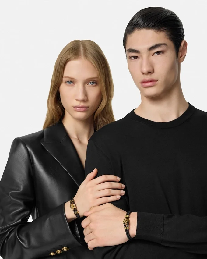 La Medusa Leather Bracelet La Medusa Leather Bracelet