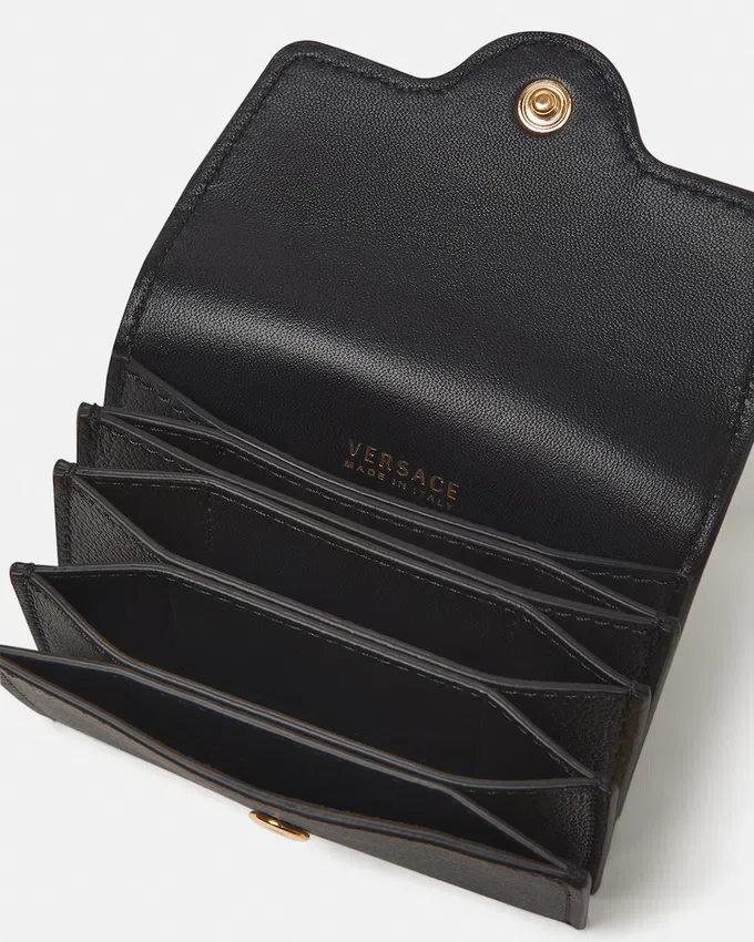 La Medusa Leather Card Holder La Medusa Leather Card Holder
