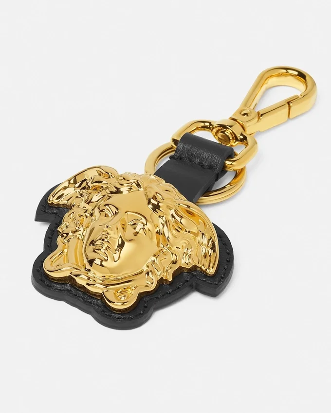 La Medusa Leather Keychain La Medusa Leather Keychain