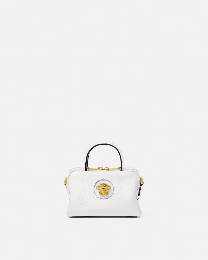 La Medusa Leather Mini Boston Bag La Medusa Leather Mini Boston Bag