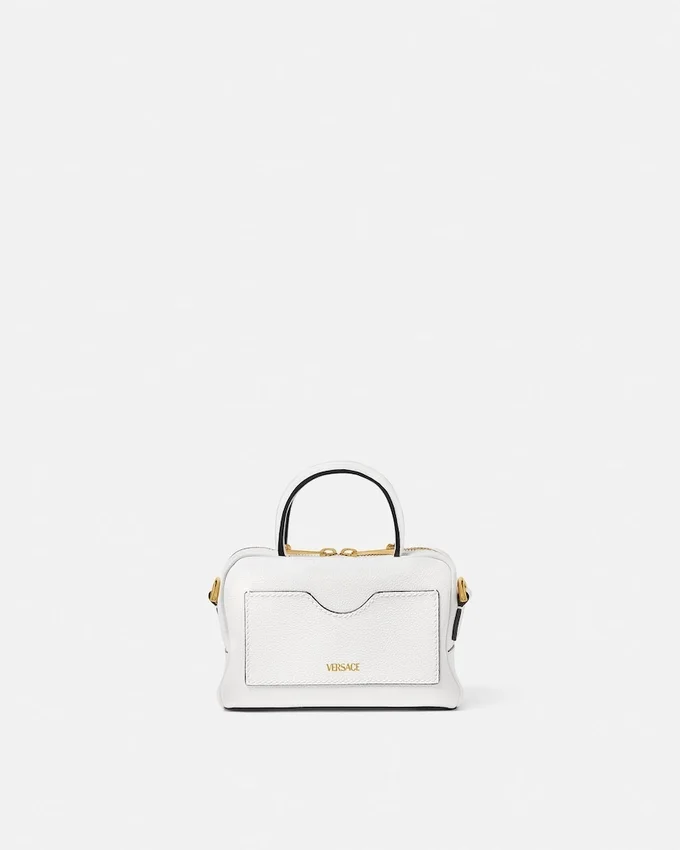 La Medusa Leather Mini Boston Bag La Medusa Leather Mini Boston Bag