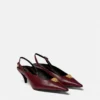 La Medusa Leather Slingbacks 55 mm La Medusa Leather Slingbacks 55 mm