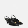 La Medusa Leather Slingbacks 55 mm La Medusa Leather Slingbacks 55 mm