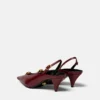 La Medusa Leather Slingbacks 55 mm La Medusa Leather Slingbacks 55 mm