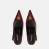 La Medusa Leather Slingbacks 55 mm La Medusa Leather Slingbacks 55 mm