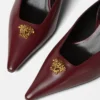 La Medusa Leather Slingbacks 55 mm La Medusa Leather Slingbacks 55 mm
