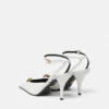 La Medusa Leather Slingbacks 85 mm La Medusa Leather Slingbacks 85 mm