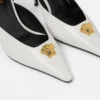 La Medusa Leather Slingbacks 85 mm La Medusa Leather Slingbacks 85 mm