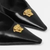 La Medusa Leather Slingbacks 85 mm La Medusa Leather Slingbacks 85 mm