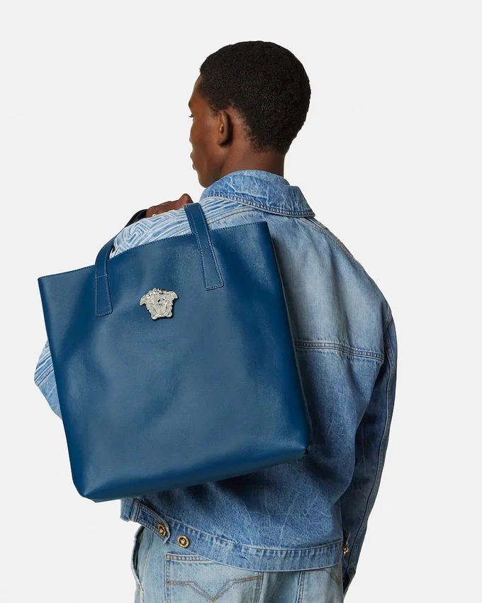 La Medusa Leather Tote La Medusa Leather Tote