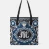 La Medusa Printed Canvas Tote La Medusa Printed Canvas Tote