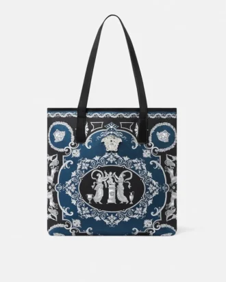 La Medusa Printed Canvas Tote