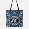 La Medusa Printed Canvas Tote La Medusa Printed Canvas Tote