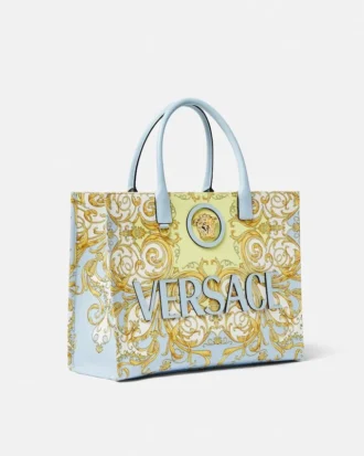 La Medusa Printed Large Canvas Tote La Medusa Printed Large Canvas Tote