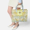 La Medusa Printed Large Canvas Tote La Medusa Printed Large Canvas Tote