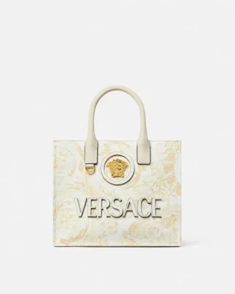 La Medusa Printed Small Canvas Tote La Medusa Printed Small Canvas Tote