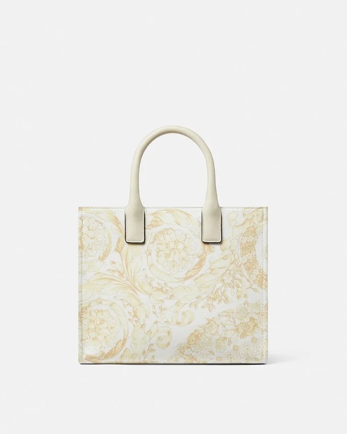 La Medusa Printed Small Canvas Tote La Medusa Printed Small Canvas Tote