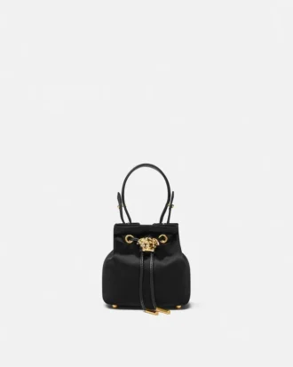 La Medusa Satin Mini Bucket Bag La Medusa Satin Mini Bucket Bag